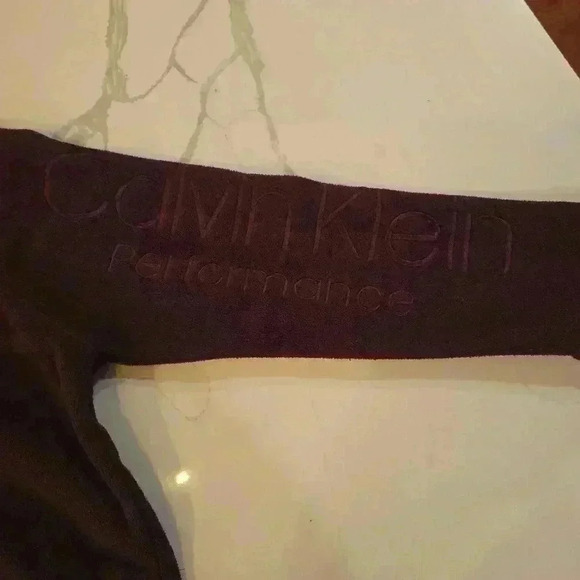 Calvin Klein Performance Womens Zip Up Neck Warmer Fleece Plum Size Large - Picture 6 of 11